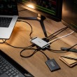 Targus DOCK429GL laptop dock/port replicator Wired USB4 Silver
