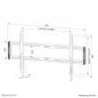 Neomounts WL30-550BL18 TV mount wall 43-86