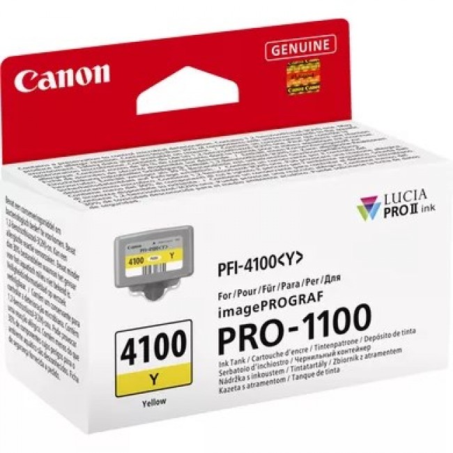 Canon LUCIA PRO II ink cartridge 1 pc(s) Original Standard Yield Yellow Canon LUCIA PRO II ink cartridge 1 pc(s) Original Standard Yield Yellow