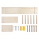 Maclean wooden board organizer, light wood color, 60x80 cm, max. 20 kg, MC-131 WD Maclean wooden board organizer, light wood color, 60x80 cm, max. 20 kg, MC-131 WD