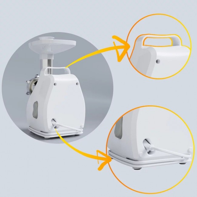 Mincer with shredder SMAPP 490.81 2200 W White Mincer with shredder SMAPP 490.81 2200 W White