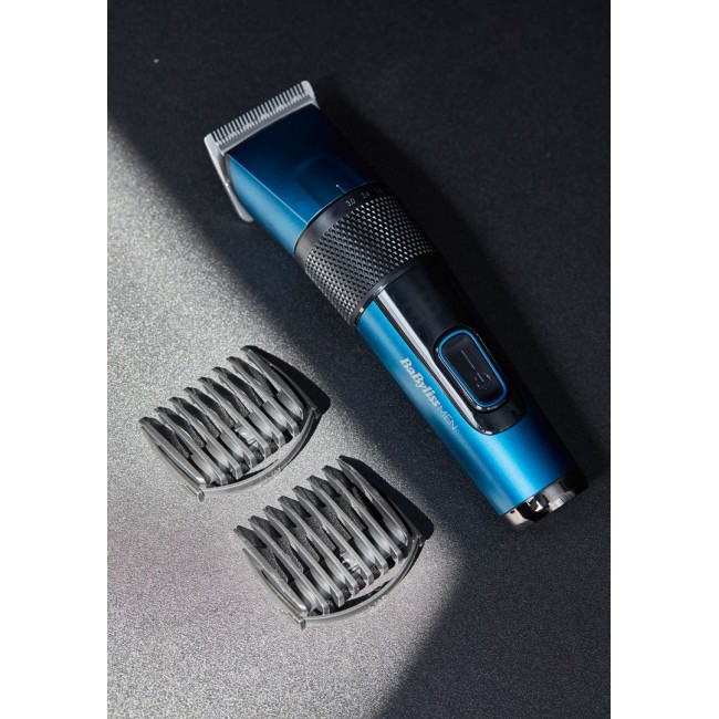 BaByliss Japanese Steel Digital Hair Clipper Black, Teal 45 Lithium-Ion (Li-Ion)