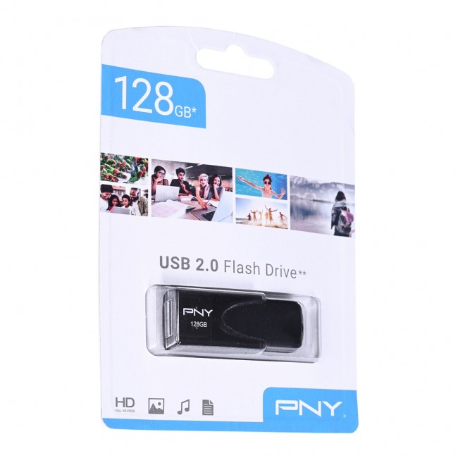 PNY Attach 4 2.0 128GB USB flash drive USB Type-A Black