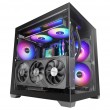Mars Gaming MCVIEW3 computer case Mini Tower Black
