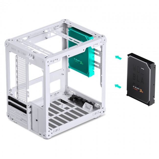 Jonsbo C6 Micro-ATX Case - white