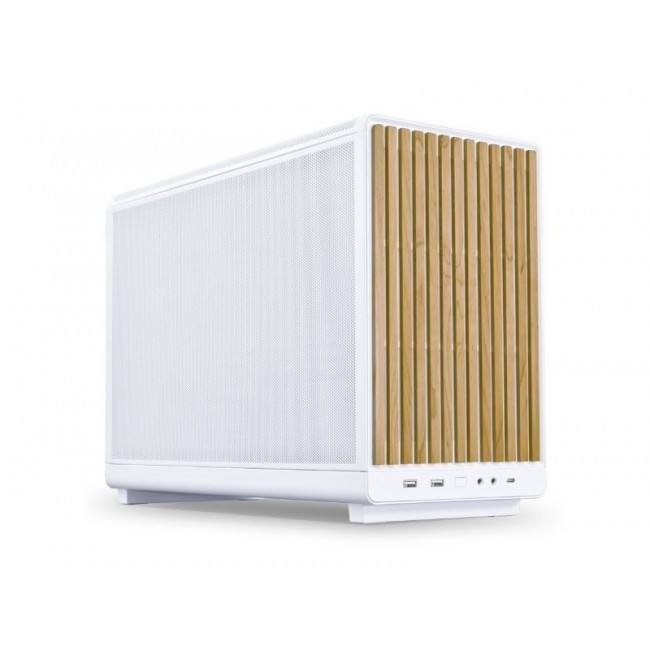 Lian Li DAN Cases A3-mATX Wood Edition PC Case, Micro-ATX - Beech, white