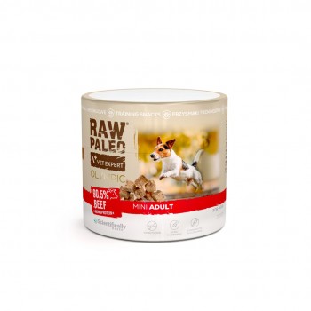 VETEXPERT Raw Paleo Olympic Beef Mini Mono - dog treat - 90g