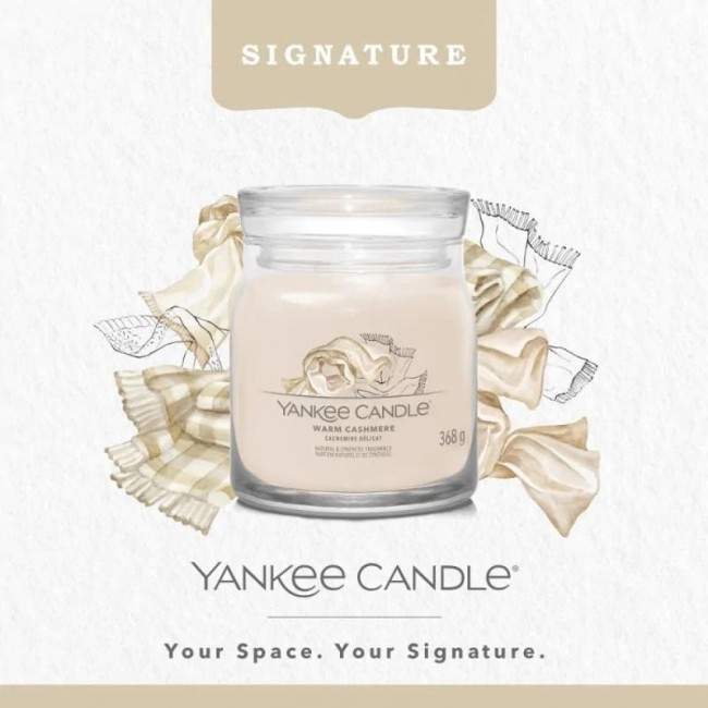 Scented candle YANKEE CANDLE WARM CASHMERE 368 g medium