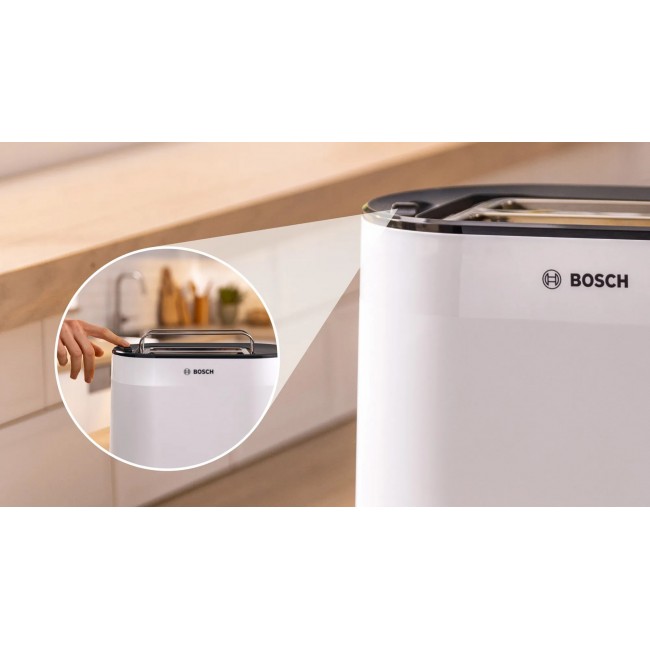 Bosch TAT2M121 toaster 6 2 slice(s) 950 W White