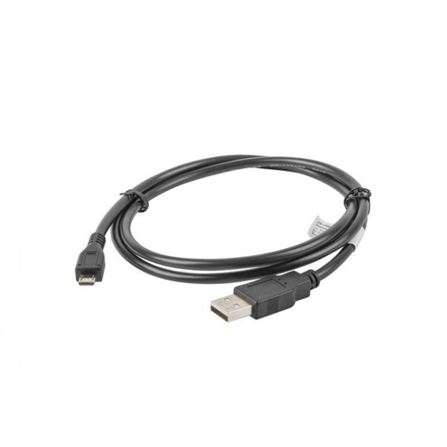 Lanberg CA-USBM-10CC-0010-BK USB cable 1 m USB 2.0 Micro-USB B USB A Black