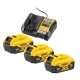 DeWALT DCB1104P3-QW cordless tool battery / charger Battery & charger set