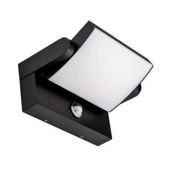 Projector Fa ade Luminaire V-TAC 17W LED Motion Sensor Black IP65 VT-11020-120-B 4000K 2520lm