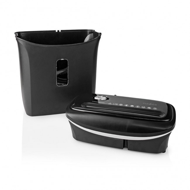 Nedis PASH120BKA4 paper shredder Strip shredding 22 cm Black