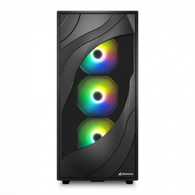 Sharkoon REBEL C80M RGB Midi Tower Black Sharkoon REBEL C80M RGB Midi Tower Black