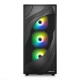 Sharkoon REBEL C80M RGB Midi Tower Black Sharkoon REBEL C80M RGB Midi Tower Black