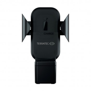 Terratec ChargeAir All Car Active holder Mobile phone/Smartphone, Smartwatch Black