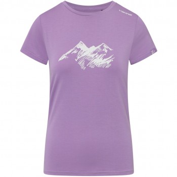 T-shirt damski VIKING Lenta Bamboo Light Lady fioletowy XL