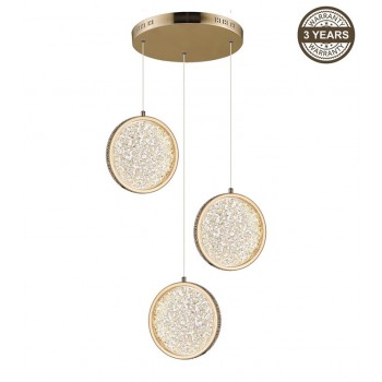 Pendant lamp LED Napoli A2378-3 30CM 30W