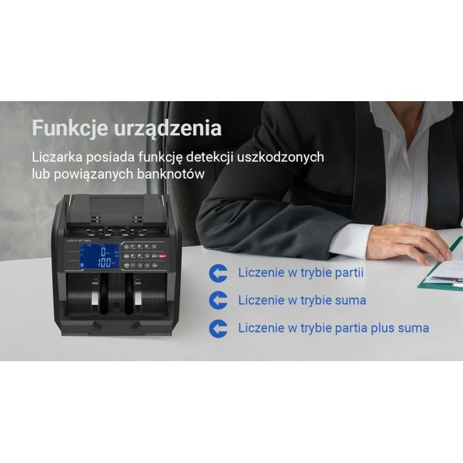 Extralink Nicht kategorisiert Banknote counting machine Grey