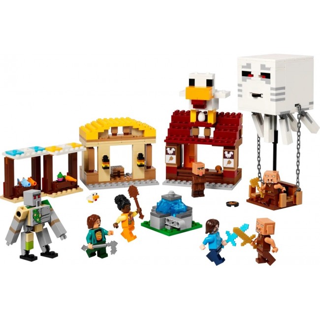 LEGO MINECRAFT 21273 The Ghast Balloon Village Attack LEGO MINECRAFT 21273 The Ghast Balloon Village Attack