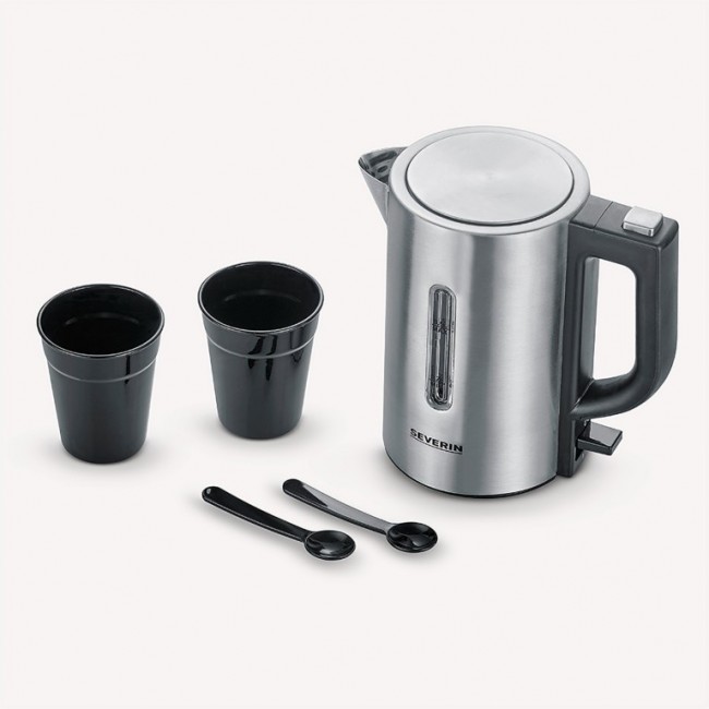 Severin WK 3647 electric kettle 0.5 L 1100 W Silver