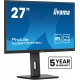 iiyama ProLite 27 IPS technology panel with 1ms MPRT, 100Hz refresh rate, USB-Hub and height adjustable stand