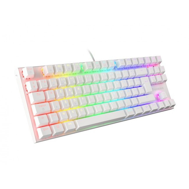 GAMING KEYBOARD GENESIS THOR 303 TKL FR RGB BACKLIGHT MECHANICAL BROWN WHITE HOT SWAP GAMING KEYBOARD GENESIS THOR 303 TKL FR RGB BACKLIGHT MECHANICAL BROWN WHITE HOT SWAP