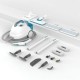 Black & Decker BHSMP2314-QS steam cleaner Cylinder steam cleaner 1.2 L 2300 W Blue, White