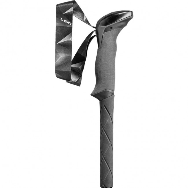 Trekking poles LEKI MAKALU FX TA, 110 130 cm, Black