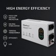 Qoltec Automatyczny Stabilizator napięcia AVR 2000VA | 1200W | Compact | Toroidalny transformator