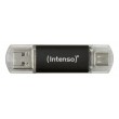 Intenso Twist Line USB flash drive 128 GB USB Type-A / USB Type-C 3.2 Gen 1 (3.1 Gen 1) Anthracite