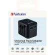 Verbatim 49544 power plug adapter Universal Black