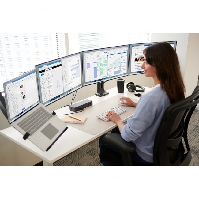 Kensington SmartFit One-Touch Height-Adjustable Dual Monitor Arm