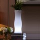 Techly I-LED flowerpot White Plastic 1 pc(s)