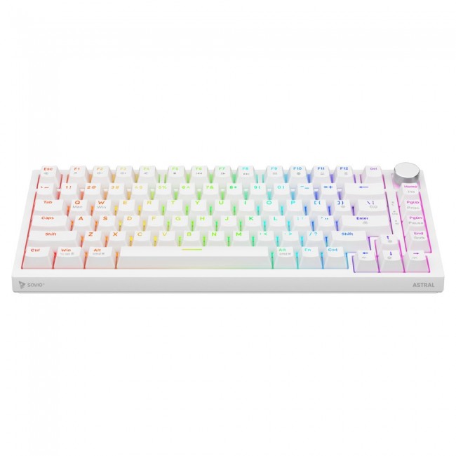 Savio ASTRAL WHITE JADE keyboard Gaming USB QWERTY US International