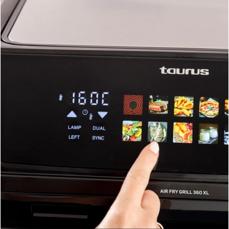 Fat-free deep fryer with long basket and grill Taurus 973004000