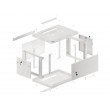 LANBERG WALL MOUNT RACK CABINET 19 LANBERG WALL MOUNT RACK CABINET 19