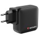 Verbatim Mini GaN Charger 165W 4 Port US plug with EU and UK adaptors Verbatim Mini GaN Charger 165W 4 Port US plug with EU and UK adaptors