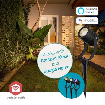 Nedis ZBLOS10RGBW3 outdoor lighting Outdoor ground lighting LED 9 W G