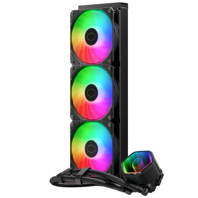 Cooler Master MasterLiquid 360 Core II Processor All-in-one liquid cooler 12 cm Black 1 pc(s)
