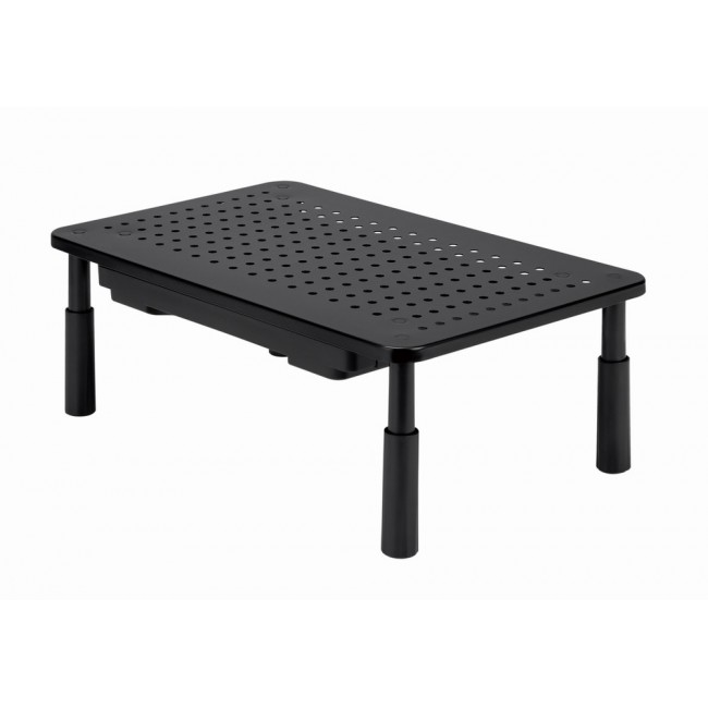 Gembird MS-TABLE-D-01 Adjustable monitor stand with drawer (rectangle)