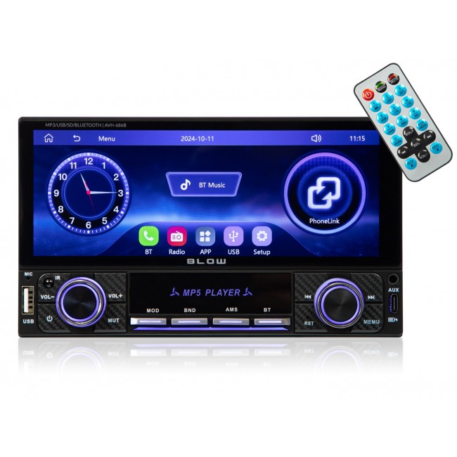 Radio BLOW AVH-686B RDS MP3/USB/micro SD/BLUETOOTH