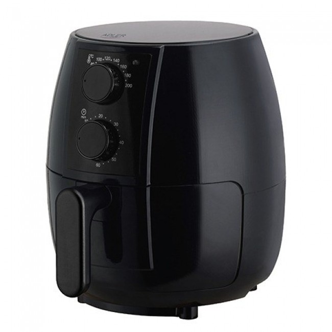 Adler AD 6312 fryer Single 2.5 L Stand-alone 1600 W Hot air fryer Black