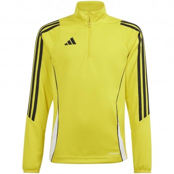 Sweatshirt for kids adidas Tiro 24 Training Top yellow IR9365 128cm