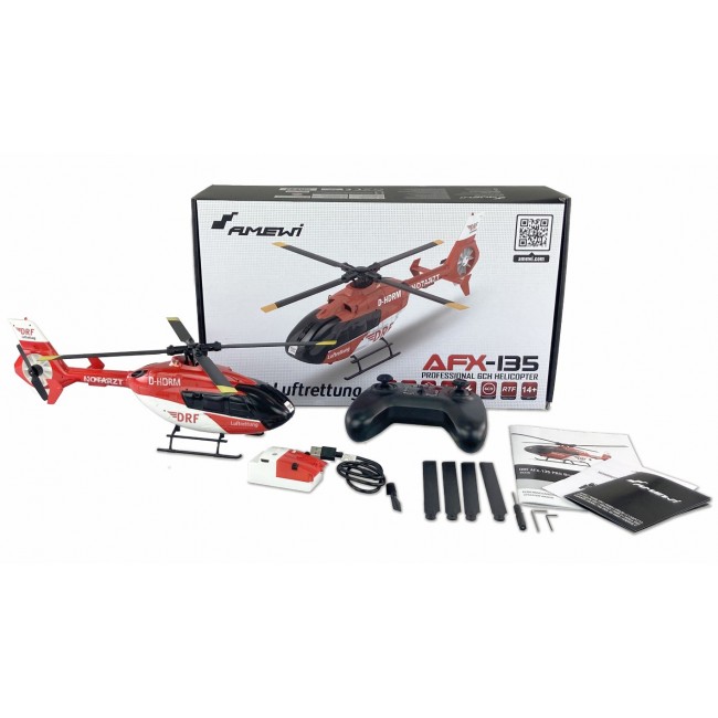 Amewi AFX-135 Radio-Controlled (RC) model Helicopter Electric engine 1:32