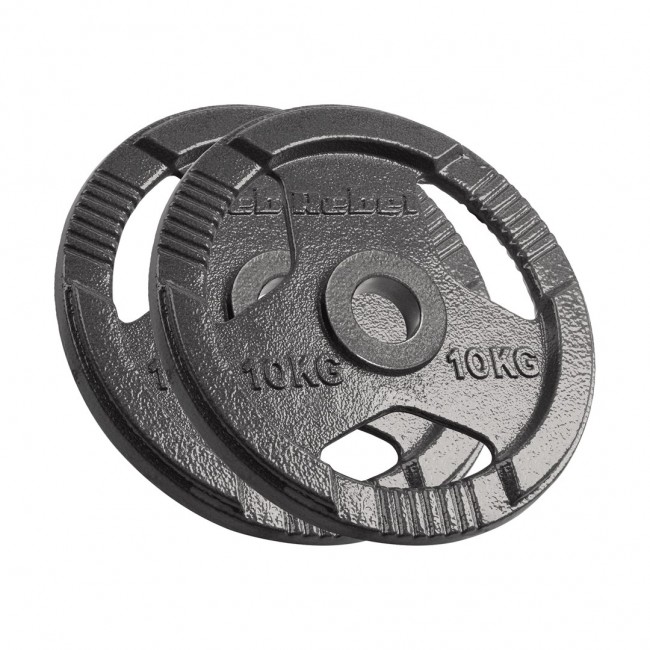 Cast iron weight 2x10kg plate with handles Cast iron weight 2x10kg plate with handles