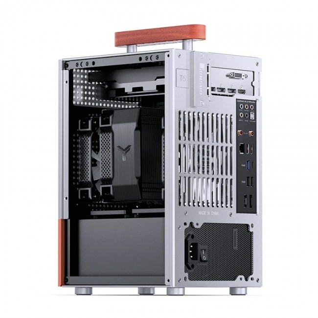Jonsbo T6 PC Case, Mini-Tower, Mini-ITX, Glass, Wo