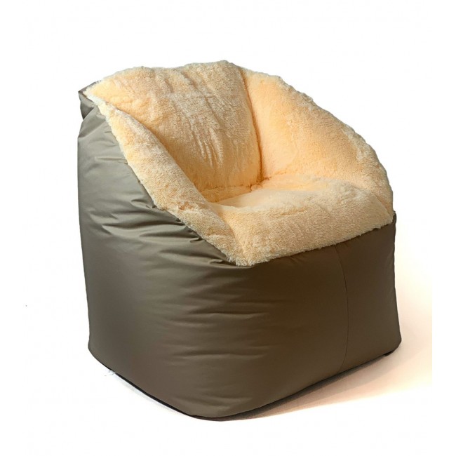 Sako bag pouf Fluffy cream XXL 140 x 90 cm