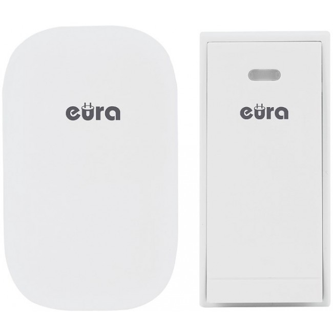 WIRELESS DOORBELL ''EURA'' WDP-81H2 ''SONG'' - battery-free, button (kinetic), expandable WIRELESS DOORBELL ''EURA'' WDP-81H2 ''SONG'' - battery-free, button (kinetic), expandable