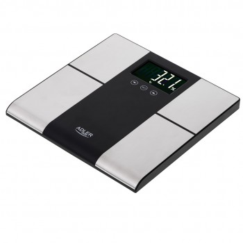 Adler AD 8165 personal scale Rectangle Black, Grey Electronic personal scale